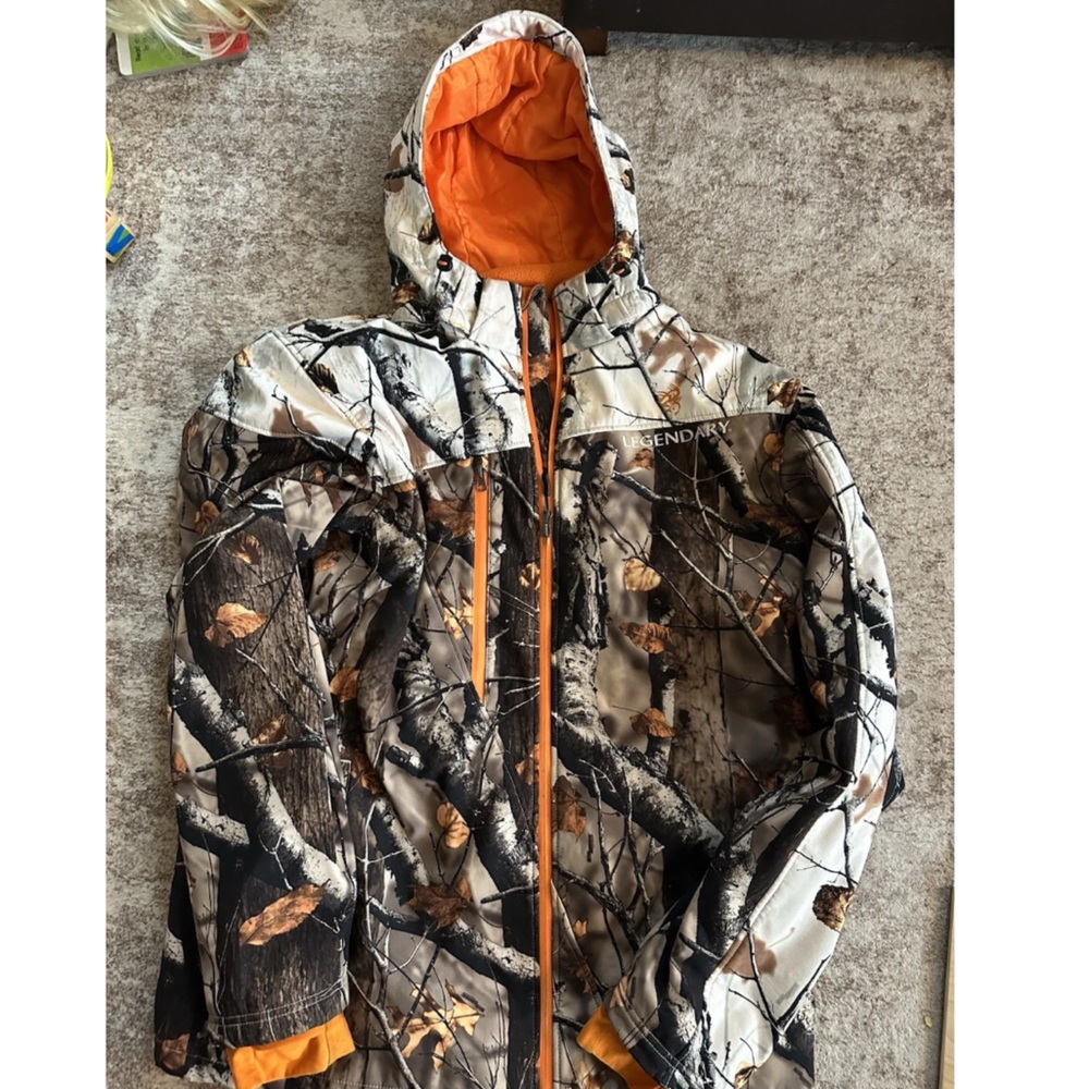 Legendary Whitetails Jacket with Vibrant Orange Lining